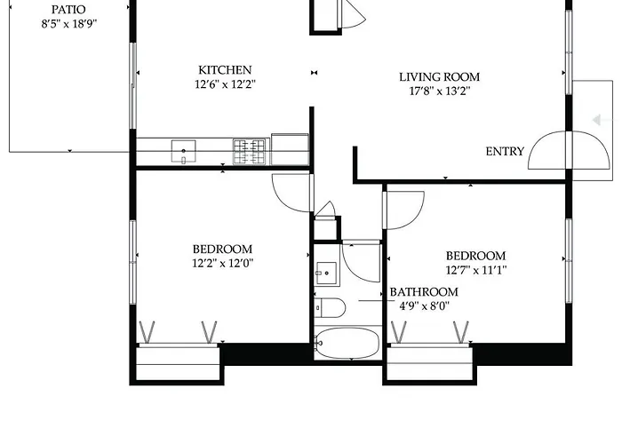 Cozy, 2 Bedroom 1 Ba, Remodeled, Central, Spotless